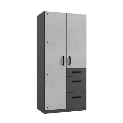 Andoche 2 Door Wardrobe