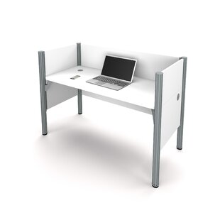 Pro-Biz Simple Workstation with 3 Privacy Panels Benching Desk