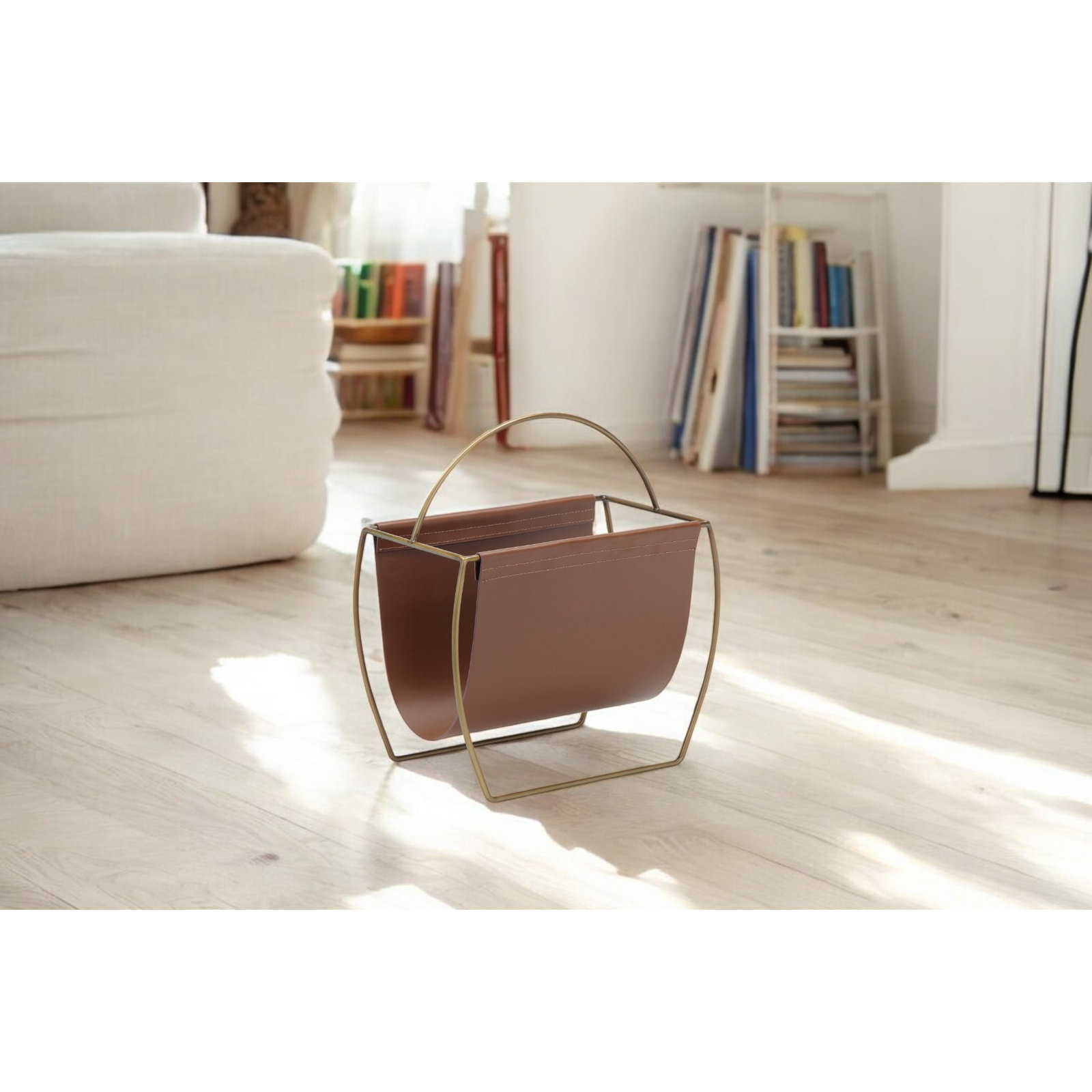 Magazine Rack, Brown