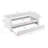 Twin Size Daybed With Trundle Upholstered Sofa Bed