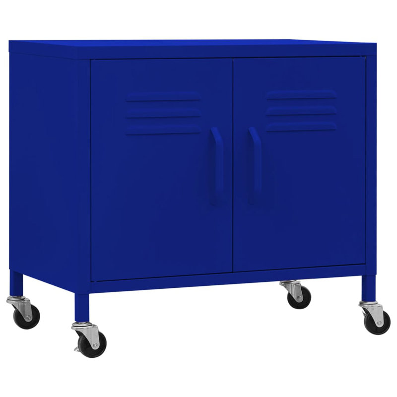Gazali Storage Cabinet 60x35x56 cm Steel, Navy Blue