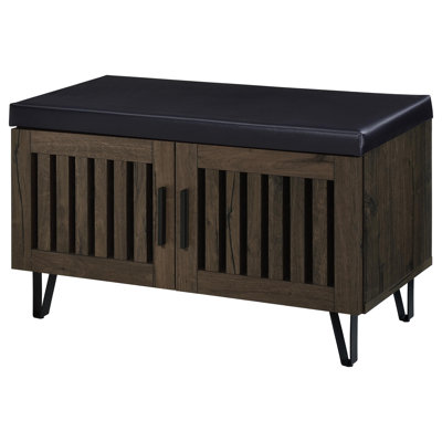 Banc de rangement pour chaussures 2 portes Alcorn
