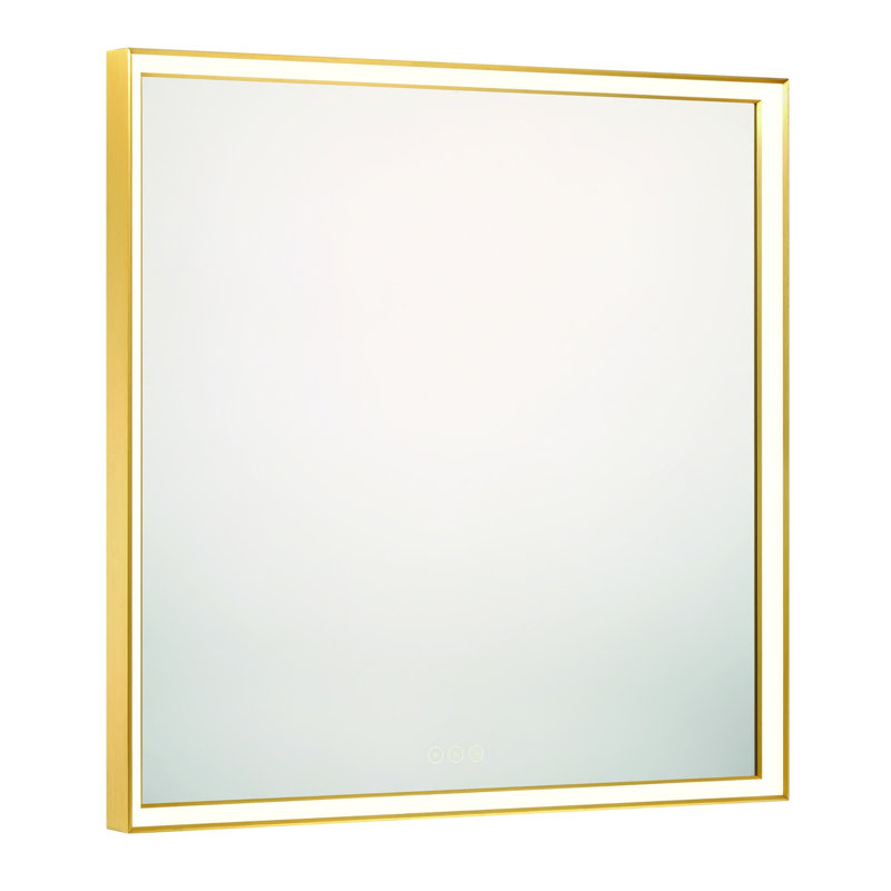 Miroir à DEL 32 po Nixon, Or