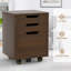 Armoire de rangement mobile 18 po x 3 po avec 3 tiroirs