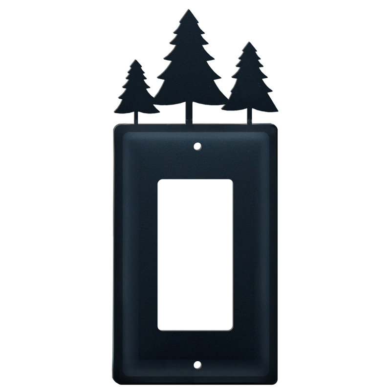 Pine Trees Single GFI 1-Gang Single Outlet Wall Plate