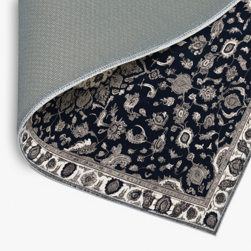 Tapis gris d'intérieur et d'extérieur Tabriz, Rectangle 4pi x 6 pi