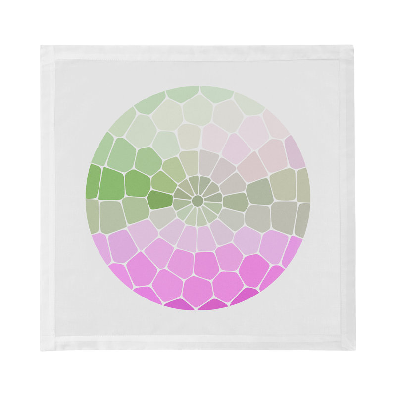 Mosaico Cotton Sateen Dinner Napkins, Paris