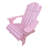 Outdoor or indoor Wood children Adirondack chair,pink