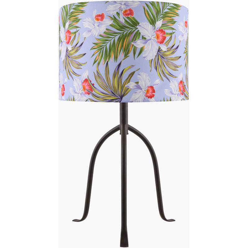 Richawara Table Lamp, Green/Periwinkle