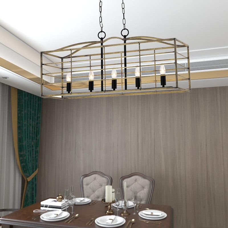 Lustre 60,12 po - noir