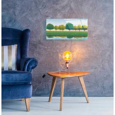 «Trees in a Line II» par Tim O'Toole, art mural en verre acrylique