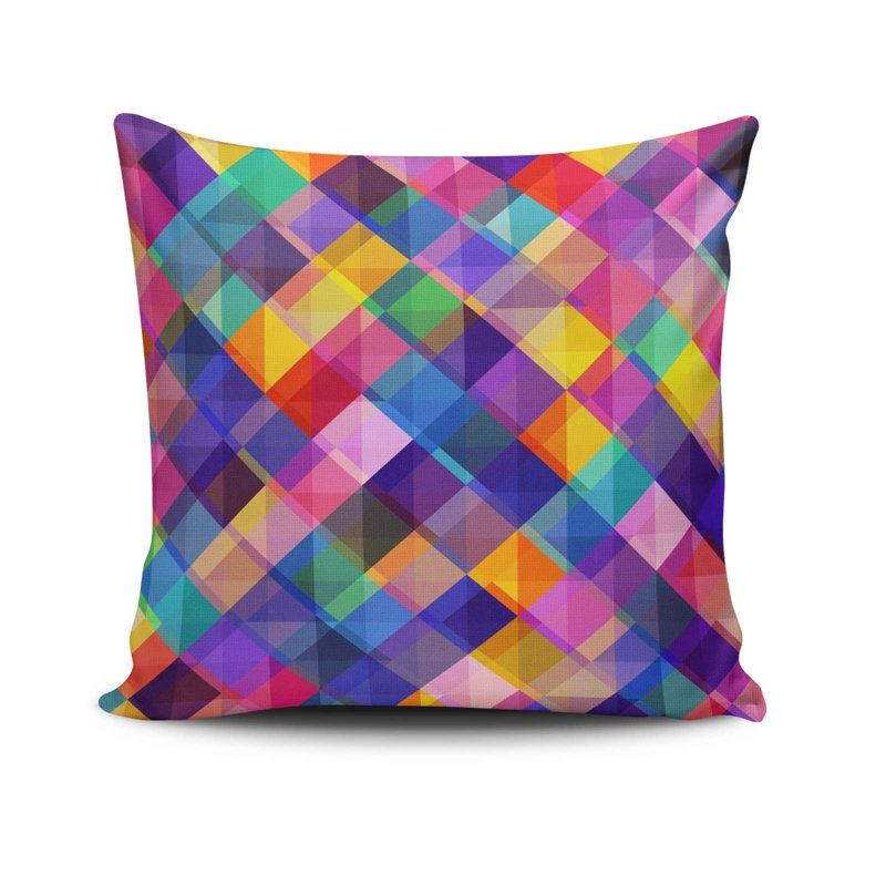 Housse de coussin décorative Erin-Mae, 17 x 17 pouces, 50% coton / 50% polyester | Lavable à la machine à 104 ° F, repassable, fermeture à glissière dissimulée | Parfait pour le salon, la chambre à coucher et la décoration intérieure élégante