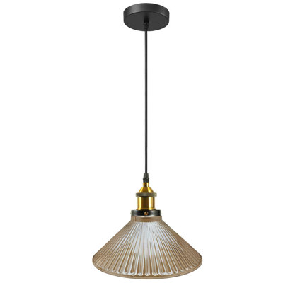 Fleischmann 1 - Light Black Cone Pendant