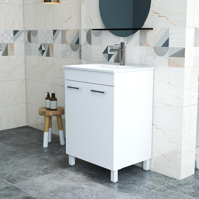 Meuble-lavabo simple 24 po avec lavabo