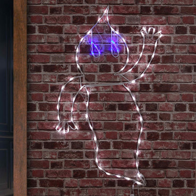 51" Halloween Lighted Waving Ghost Decoration