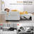 Meissalivve 3-in-1 Convertible Sleeper Chair, Sofa Bed With Usb Ports & Storage Pockets, Pull-out Single Couch Bed For Living Room (white)-1300294430