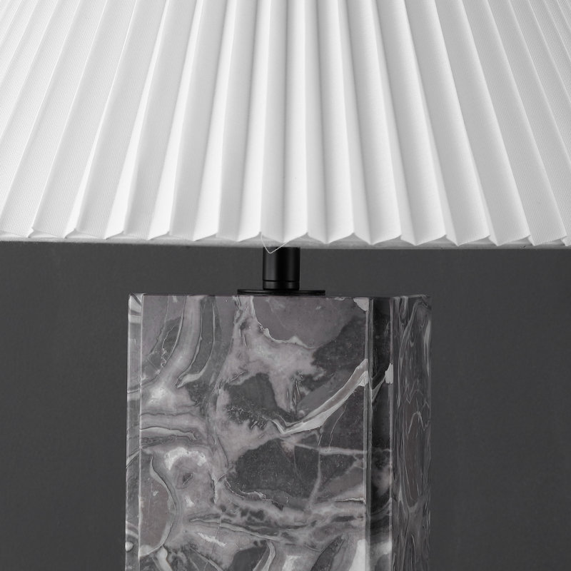 Mackenzie Standard Table Lamp, Light Gray