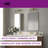 Inlight  Gold Bathroom Vanity Light, Clear Ribbed Glass Shade, Bulb Not Included-218982471
