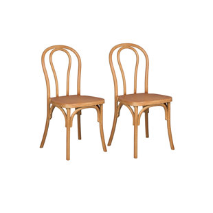 Ensemble de 2 sièges en résine Bentwood en résine standard par Chivari (Ensemble de 2)