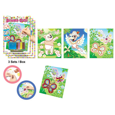 3 Piece Scrunch Craft Animal Set
