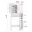 Tondria Solid and Manufactured Wood Over-the-Toilet Storage with Adjustable Shelves