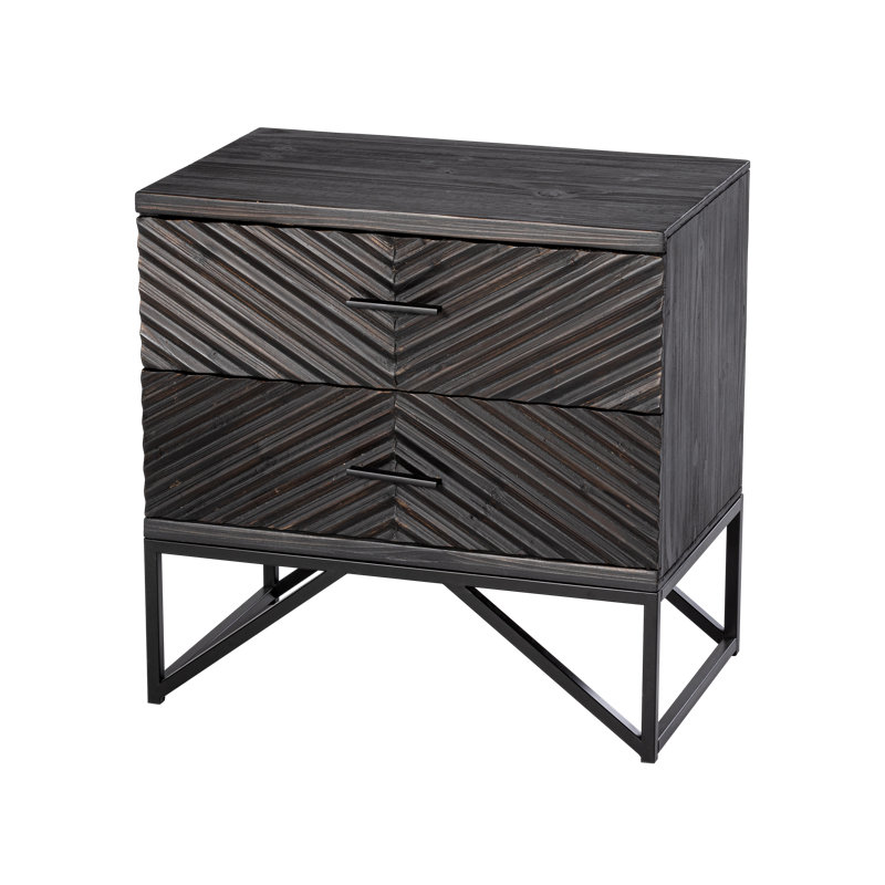 Breniah 23.25'' W Nightstand, 64.5" W x 84" L