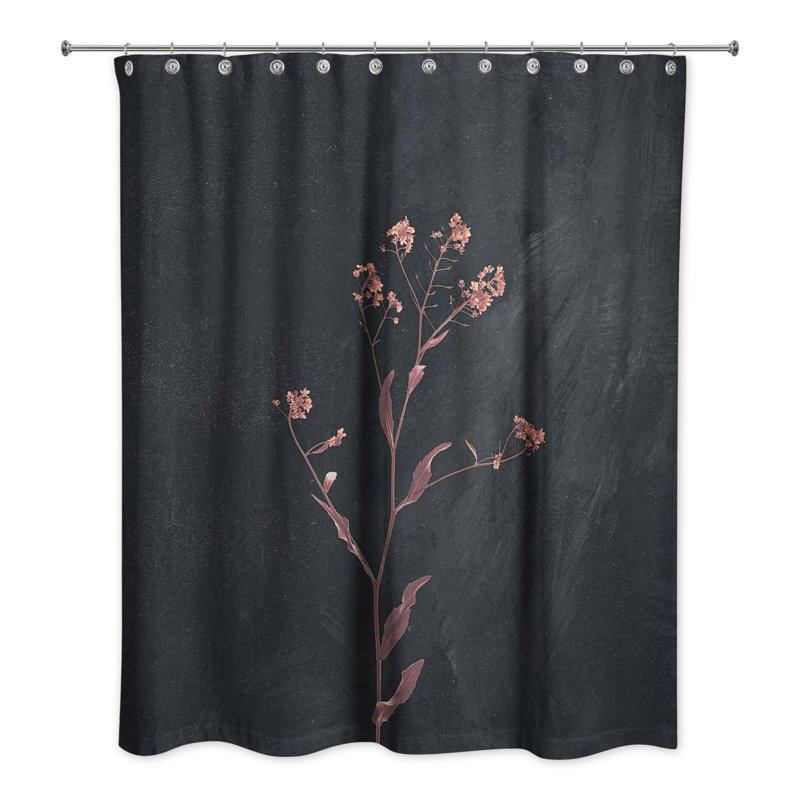 Spicy Botanical Shower Curtain