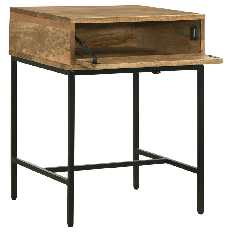 Orrey Honey Brown Rectangular 1-Drawer End Table