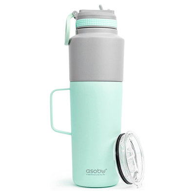 Asobu 887ml Double Wall Insulated Stainless Steel Water Bottle