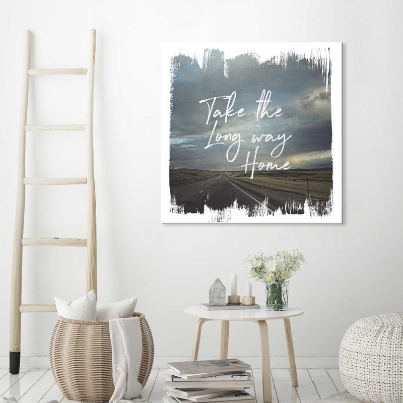 «Wild Wishes II», art textuel, H 28 po x l 28 po x P 1,5 po, Toile tendue