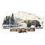 Ours polaire dans le paysage sauvage III - ours, art mural - ensemble d'art mural moderne diamant