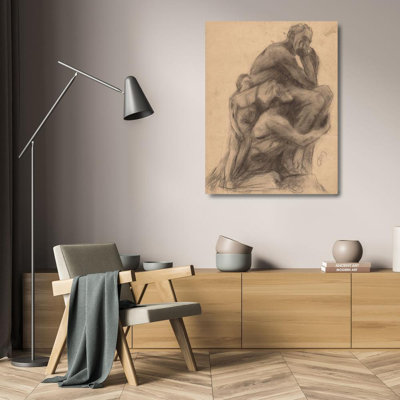 "Composition of Nudes" by  Stanislaw Wyspianski - Gallery Wrap Canvas Wall Art