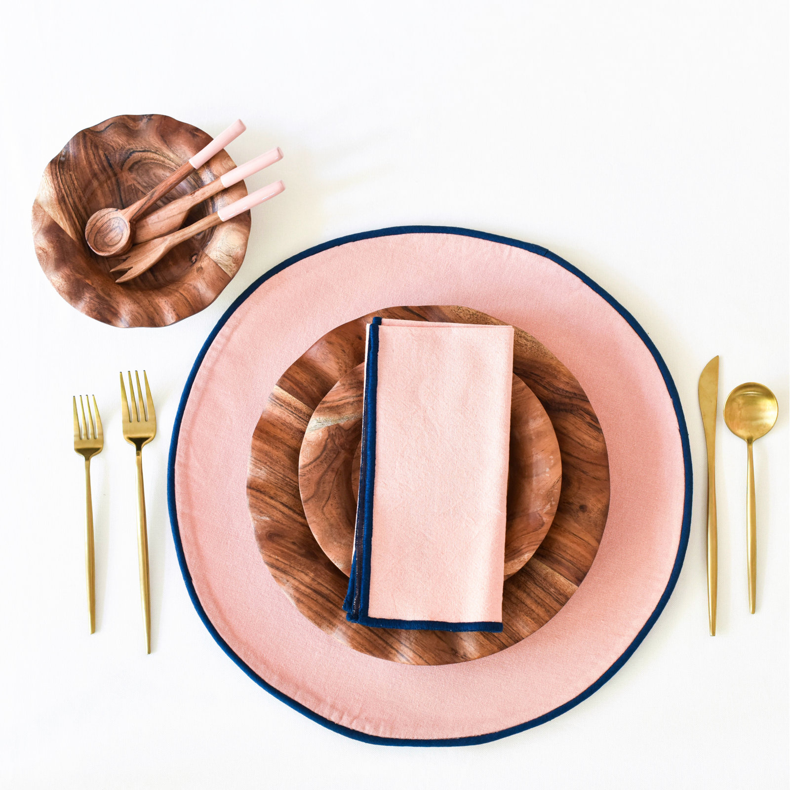 Reversible Placemat, Provence/Navy