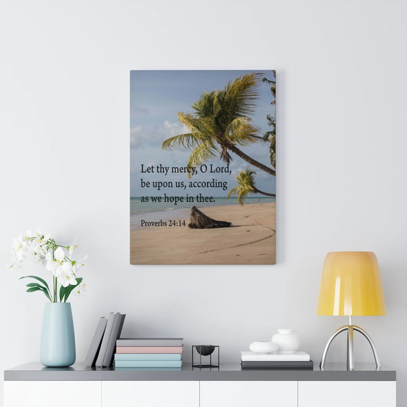 Let Thy Mercy - Wrapped Canvas Print, 76cm H x 61cm W