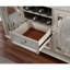 Mobilier de salle à manger contemporain en bois massif avec tiroirs en bois massif