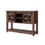 Console de style ferme de 46 po avec porte de grange coulissante Yasmine-1384137428