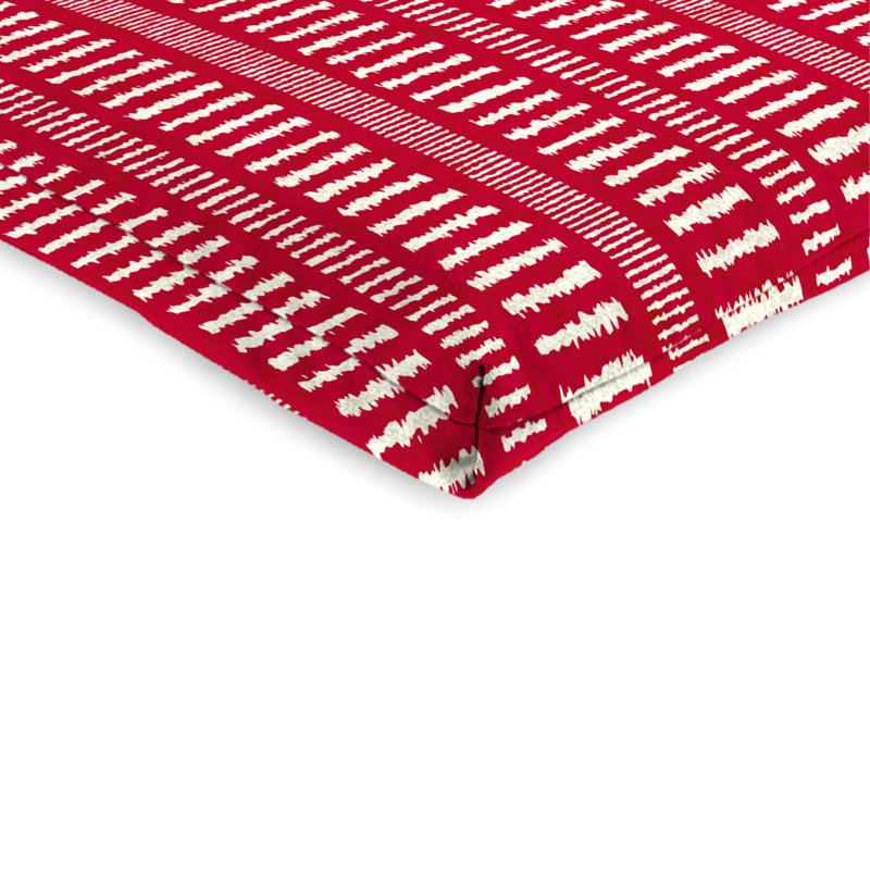 20" x 43" Palisade Outdoor Chair Cushion with Ties and Hanger Loop, Multi-Colored