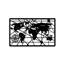 Élégant accessoire mural en métal noir, 19,7 po x 32,3 po | 100% métal durable, épaisseur: 0,06 pouce | Léger à 1,8 lb, parfait pour la décoration intérieure et les espaces modernes | Facile à accrocher, conception unique-1590864570