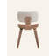 Ensemble de 2 chaises d'appoint Casson White Boucle 7