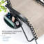 Chaises d'extérieur inclinables avec coussins et porte-gobelets Nestl-113072905
