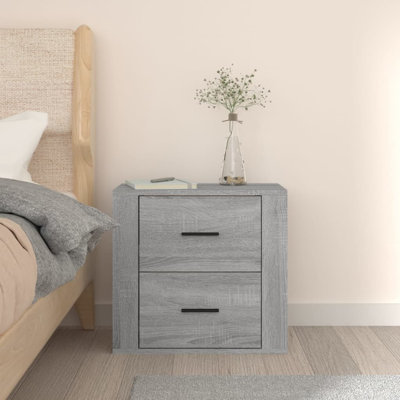Jahque 50cm W Manufactured Wood Bedside Table