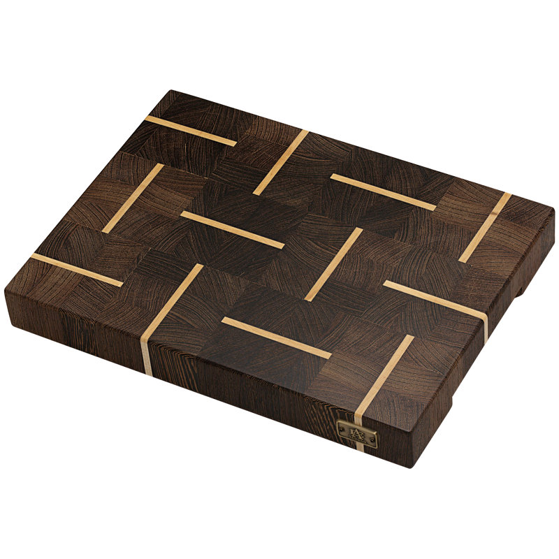Maple/Wenge Wood Cutting Board, 16" W x 23" L