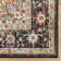 Samira Tiefi Black Beige Multi Machine Washable Traditional Medallion Indoor Area Rug, Flat Pile for Living Room & Bedroom