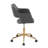 Shai 34.5'' H Faux Leather and Steel Upholstered Swivel Task Office Chair-92576771-100234512