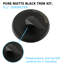 Douche noire matte avec une seule poignée. Contient une pomme de douche à effet pluie, une douche à main, un bec de baignoire et une valve. 1,8 gallon par minute. Résiste à la corrosion. Fixation murale en finition. Avec jusqu'à 360 réglable. Fixation