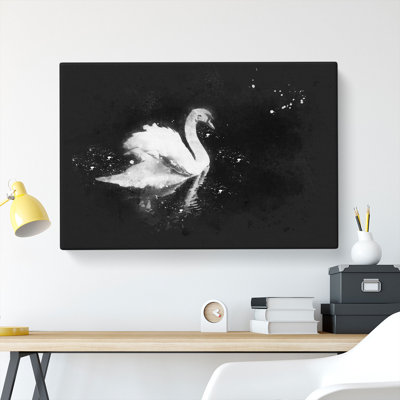 Swan - Wrapped Canvas