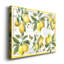 Lin citrons - impression sur toile tendue-78151414