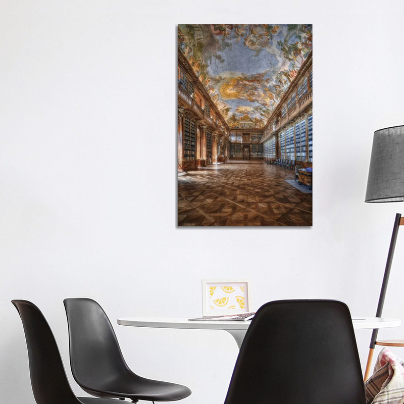 Philosophical Hall Strahov Monastery by Patrick Aurednik - Wrapped Canvas Gallery-Wrapped Canvas Giclée