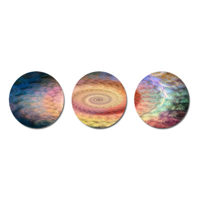 Modern Abstract Wall Decor on Metal