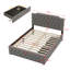 Grand lit plateforme tapissier avec rangement Jontrell-101291306